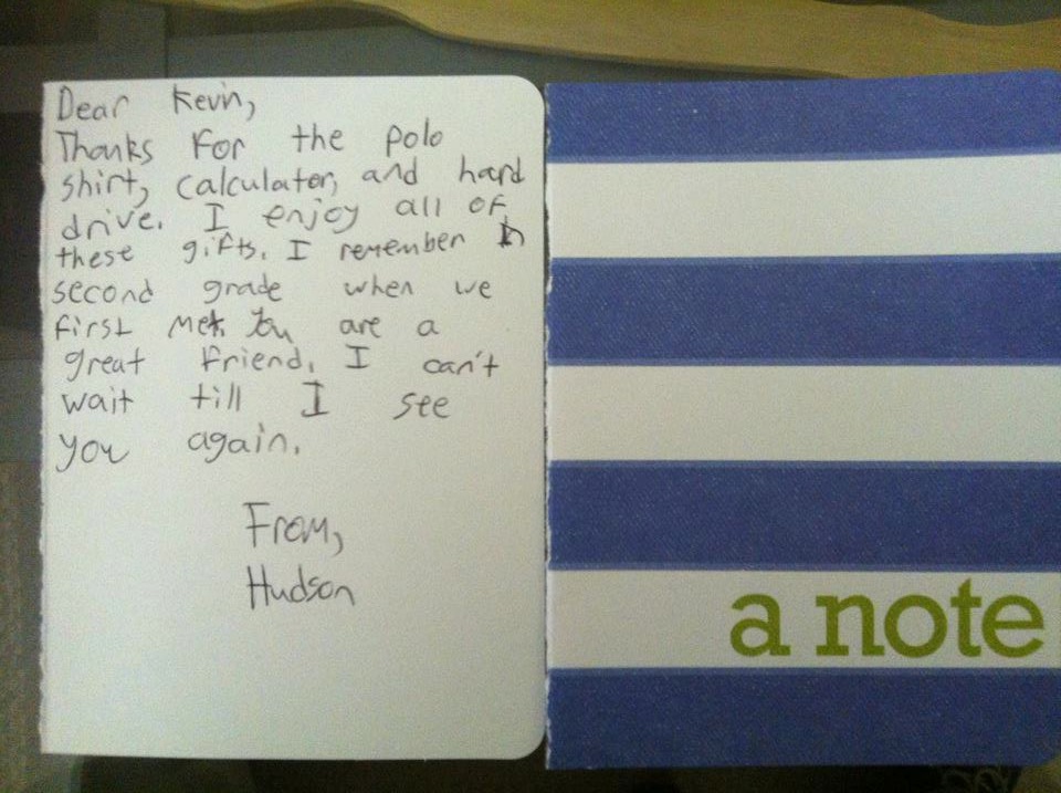  I snapped a picture of Hudson's 